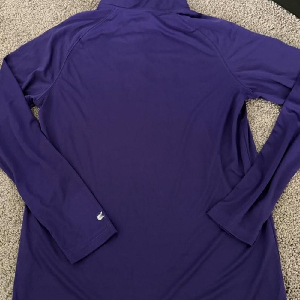 East Carolina purple quarter zip sweatshirt Size XL in youth - Picture 2 of 3